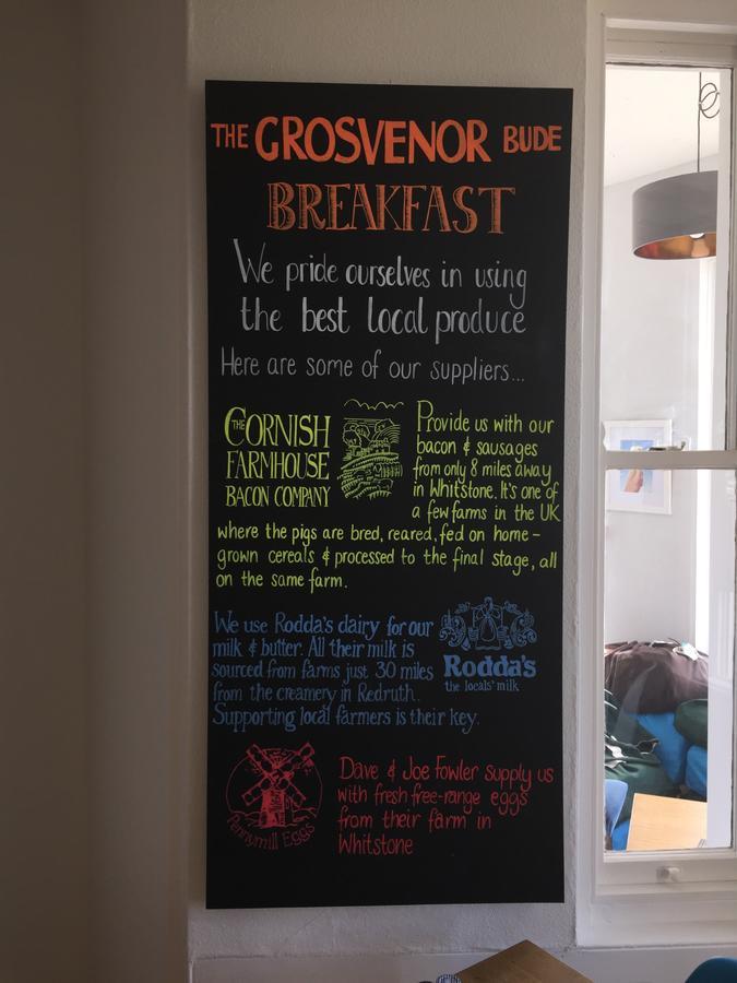 The Grosvenor Guest House Bude Eksteriør billede